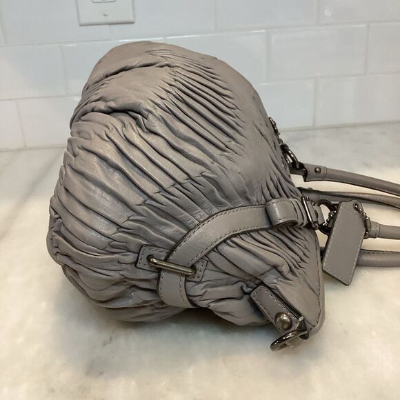 Coach Madison Sophia Gathered Leather Convertible Satchel - Picture 6 of 15